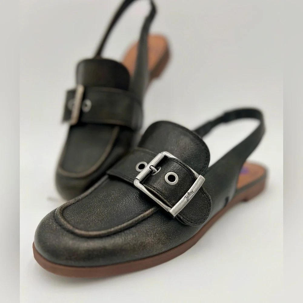 👜 ZODIAC Women's Eve Slingback Flat Mary Jane Size 6.5 - Picture 3 of 12